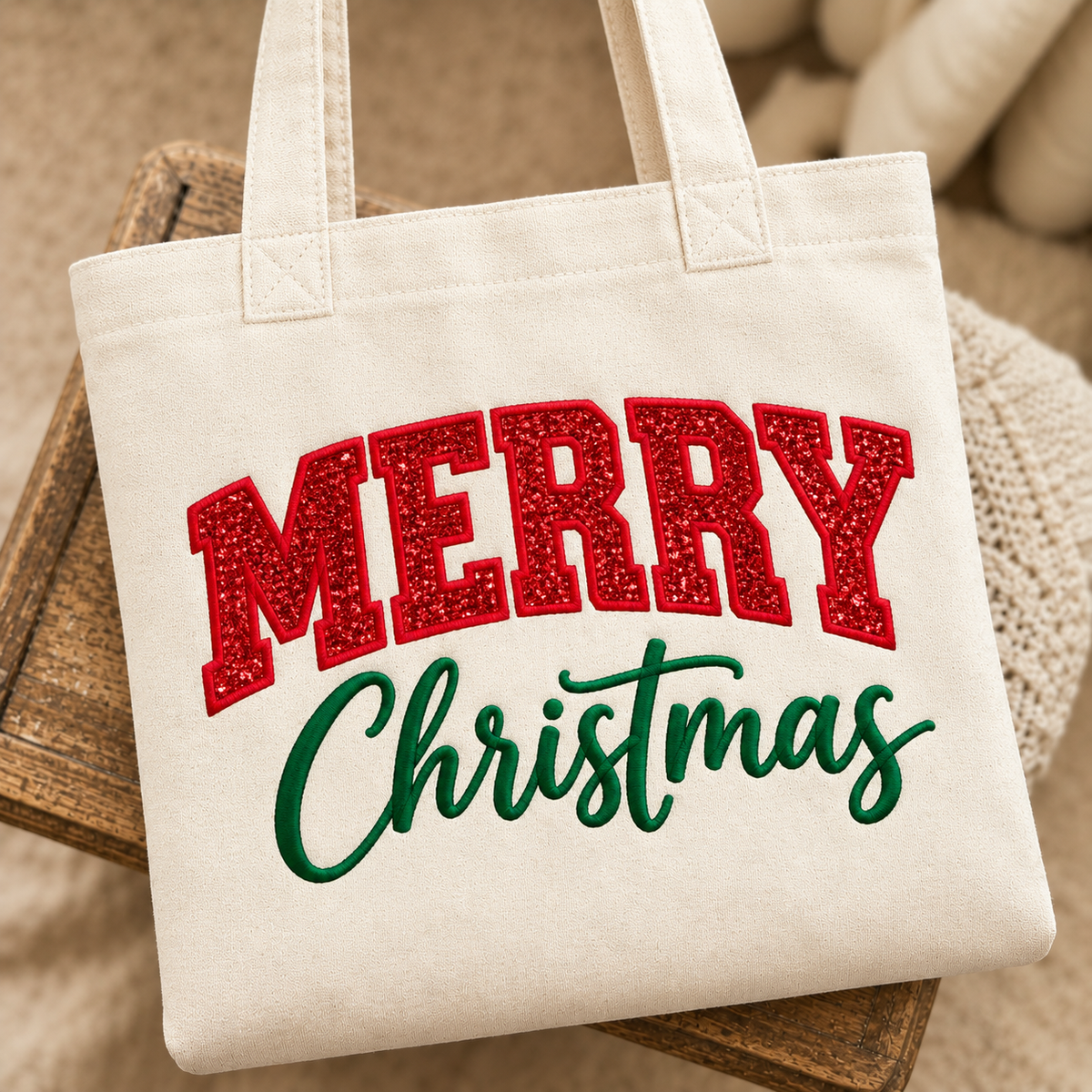 Merry Christmas Tote Bag